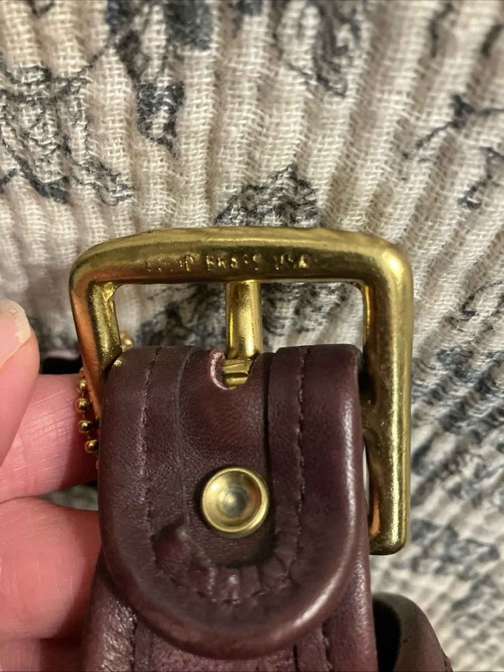 Coach Vintage - Carrier NYC Briefcase Messenger Bag, Burgundy